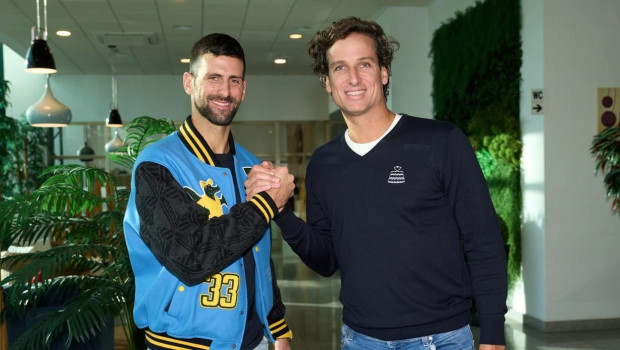 Novak Djokovic saluda a Feliciano López, en una imagen de archivo