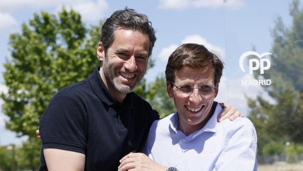 Almeida y Sémper en un acto del PP de Madrid