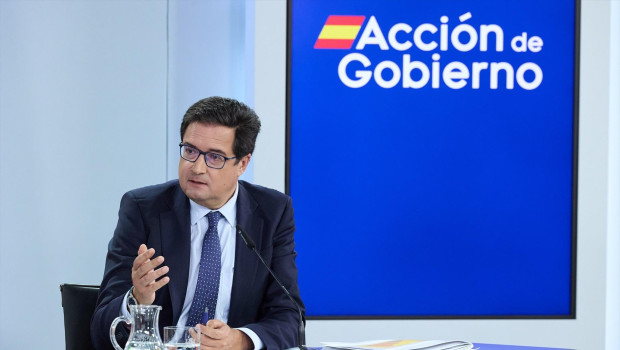 El ministro para la Transformación Digital y de la Función Pública, Óscar López, durante una rueda de prensa posterior a la reunión del Consejo de Ministros