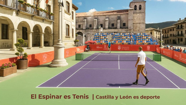 Cartel promocional de la 39ª edición del Open Castilla y León de tenis
