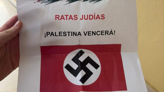 Nota recibida por dos estudiantes francesas judías en Villaviciosa de Odón