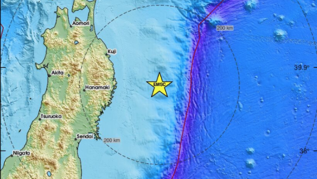 Terremoto de magnitud 6,8 en Japón