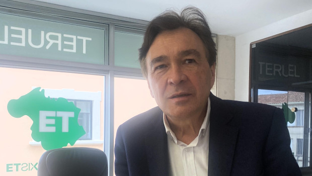 El portavoz de Teruel Existe, Tomás Guitarte