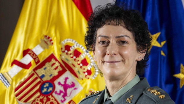 María Dolores Gimeno Durán es la primera oficial de la Guardia Civil que ha alcanzado el empleo de coronel