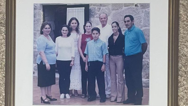 Fotografía del Rey Juan Carlos durante sus días en Casa do Sear