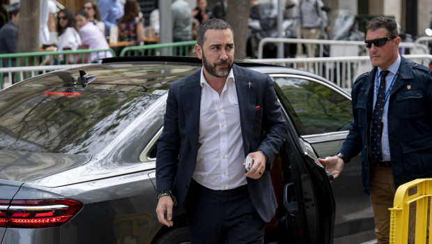 El empresario Víctor de Aldama a su llegada al Tribunal Supremo