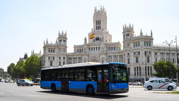 The Plaza de Cibeles is a square with a neo-classical complex of marble sculptures with fountains that has become an iconic symbol for the city of Madrid.