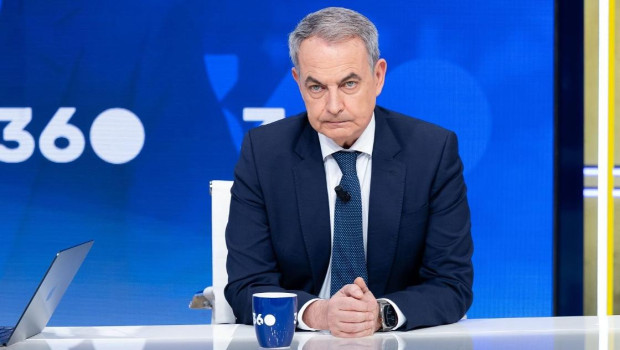 José Luis Rodríguez Zapatero, en el plató de Mañaneros 360º