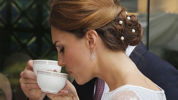 Kate Middleton , The Duchess of Cambridge attends a Diamond Jubilee Tea Party at the British High Commission in Kuala Lumpur, as part of a nine-day tour of the Far East and South Pacific, with the Duke of Cambridge, in honour of the Queen's Diamond Jubilee.