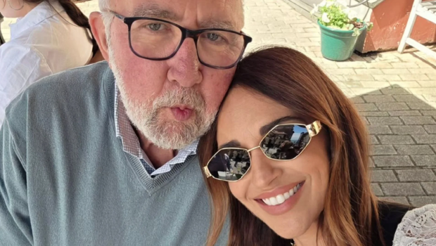 Paula Echevarría con su padre