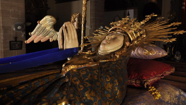 Virgen dormida de la Iglesia de la Concepción de Palma