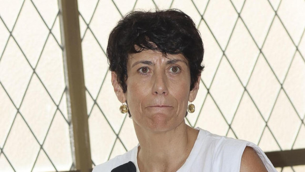la ministra de Inclusión, Seguridad Social y Migraciones y portavoz del Gobierno, Elma Saiz, este lunes en Ceuta