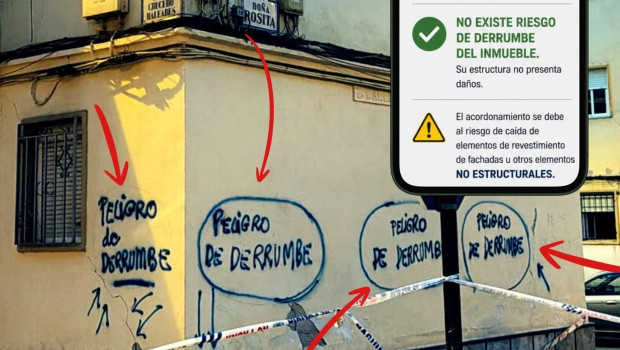 Falso aviso de "peligro de derrumbe" en edificios de Granada tras los terremotos