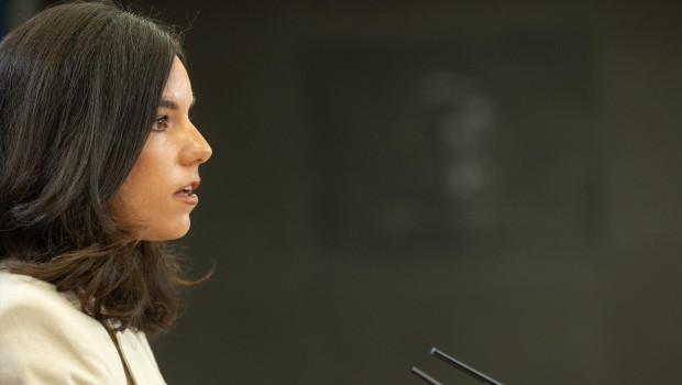 La portavoz de Vox en el Congreso, Pepa Millán, durante una rueda de prensa