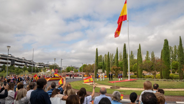 Imagen de la celebración del Homenaje a la Bandera