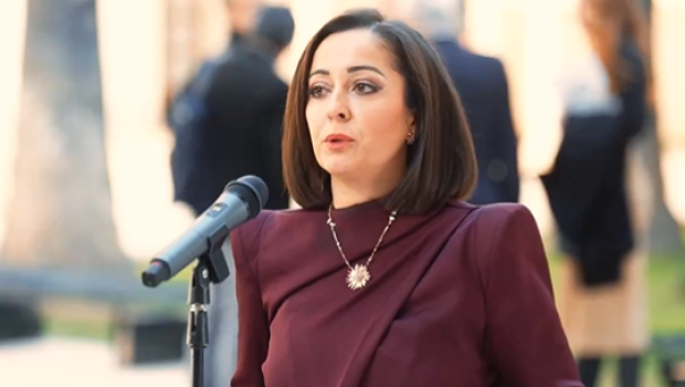 La diputada del grupo parlamentario Vox en el Parlamento de Andalucía y vicepresidente tercera de la Mesa, Mercedes Rodríguez Tamayo