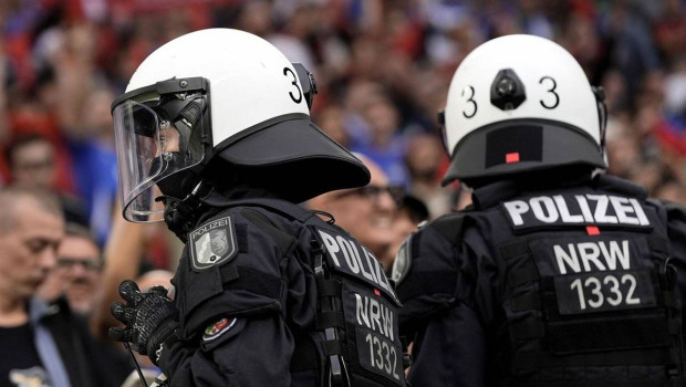 La Policía alemana durante la Eurocopa 2024