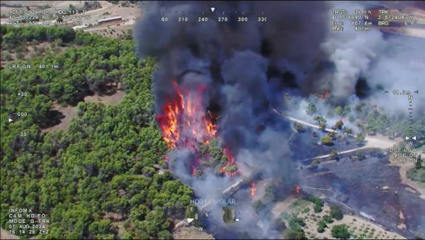 Incendios en varios municipios de Madrid