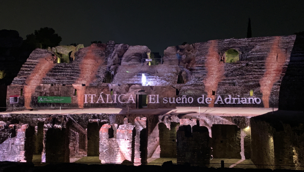 El conjunto arqueológico de Itálica, en Santiponce (Sevilla)