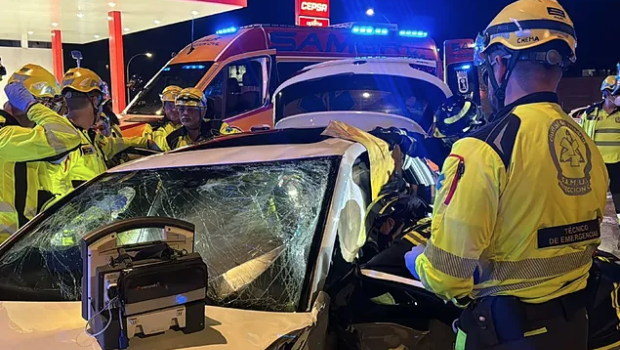 Accidente en Villa de Vallecas