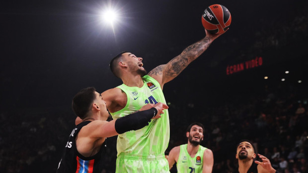 Willy Hernangómez durante el partido de Euroliga contra el París Basketball