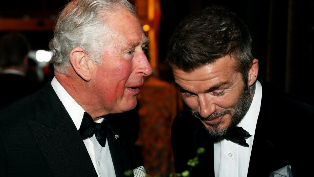 Prince Charles con David Beckham