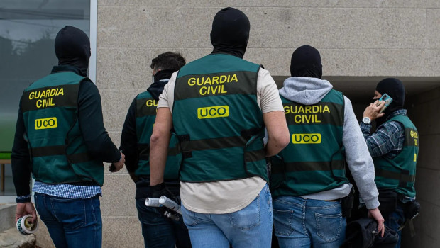Agentes de la UCO de la Guardia Civil