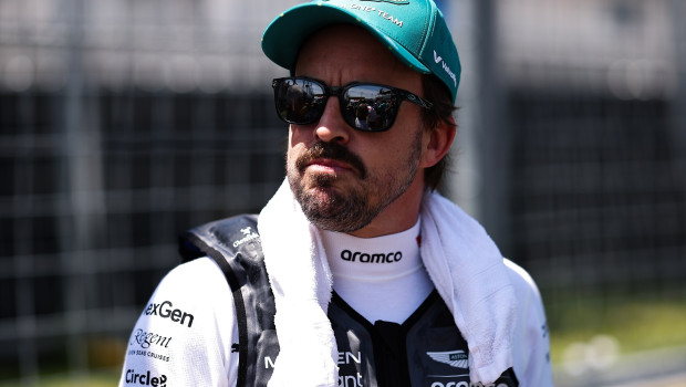 Fernando Alonso, durante el GP de Canadá de F1