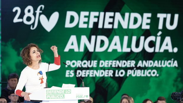 María Jesús Montero, el día que lanzó su propuesta de las "lenguas andaluzas" en un acto en Jaén