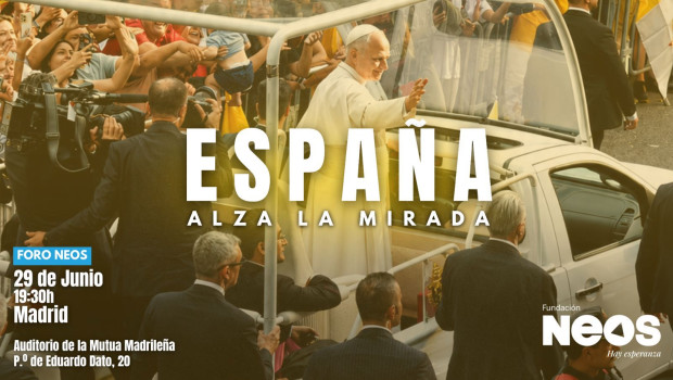 Cartel del foro 'España, alza la mirada' de este lunes 29 de junio