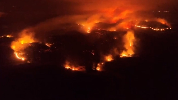 El incendio de Orés (Aragón)