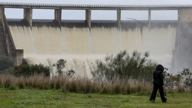 Embalse de El Gergal en Guillena (Sevilla)