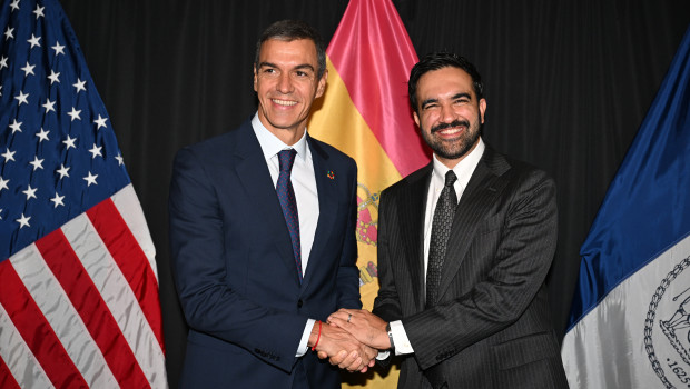 Pedro Sánchez y el alcalde de Nueva York, Zohran Mamdani