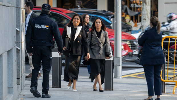 La magistrada Beatriz Biedma en la Audiencia Nacional