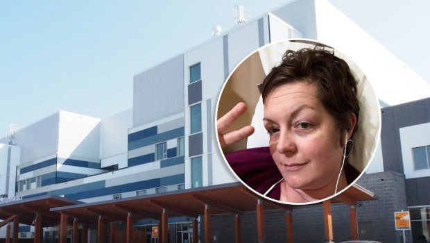 La paciente Kristin Logan y el hospital donde le ofrecieron la eutanasia