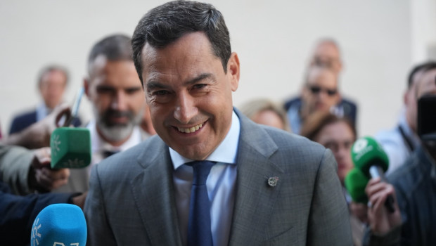 El presidente de la Junta de Andalucía, Juanma Moreno, este jueves en el Parlamento

MARÍA JOSÉ LÓPEZ-EUROPA PRESS
22/10/2026