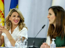 Yolanda Díaz e Ione Belarra.