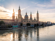 La basílica del Pilar, en Zaragoza