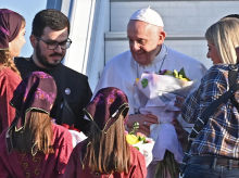 El Papa Francisco llega a Chipre