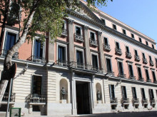 Fachada principal del Palacio de Buenavista, sede del cuartel general del Ejército