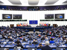 Sesión Plenaria del Parlamento Europeo en Estrasburgo