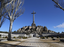 Imagen del Valle de los Caídos desde la hospedería