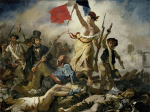 La libertad guiando al pueblo, de Eugene Delacroix