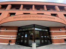 Entrada de la facultad de Ciencias Jurídicas Políticas y Económicas de la Universidad Autónoma de Madrid, en Madrid (España), a 14 de noviembre de 2019