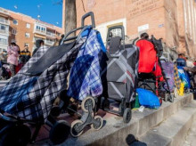 Colas del hambre de la Fundación Madrina