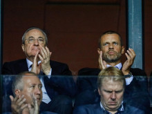 Florentino y Ceferin volverán a verse las caras en el palco de Saint-Denis