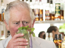 Britain Prince Charles of Wales drinks a mojito in Havana during a state visit to Cuba. *** Local Caption *** .