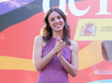 Minister of Equality, Irene Montero seen during the 2nd edition of the Rainbow Awards for the International LGTBI Pride Day in Madrid.