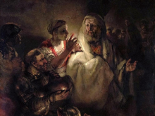 'La negación de san Pedro' de Rembrandt