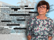 María Gámez y la nota registral de su segundo piso de Málaga